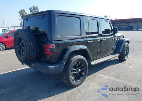 2022 Jeep Wrangler 4Xe Unlimited Sahara 4X4 from USA, damaged, VIN 1C4JJXP67NW114313
